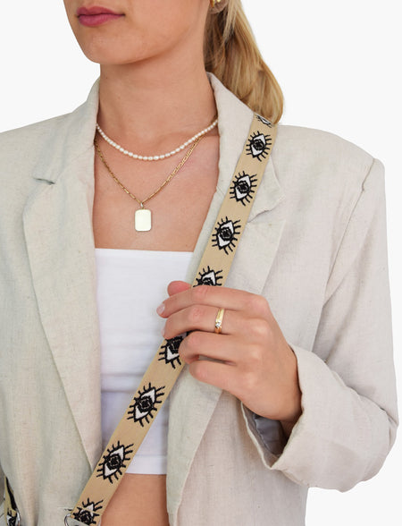 Beige Eyecatcher Handyband
